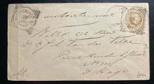 1897 Netherlands Indies Stationery cover To The Hague Hollan