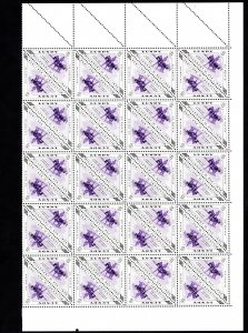 1961 Lundy Islands Europa Ovp't On 1954 Millenary Issue 6 Puffin Partial...