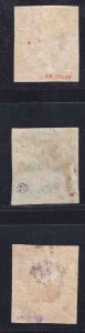 MOMEN: IONIAN ISLANDS SG #1-3 1859 MINT OG H £200+ LOT #66504