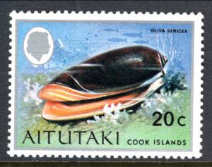 Aitutaki 90 Seashell MNH VF