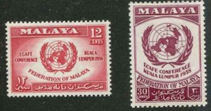 Federation of Malaya SC# 95-6 World Refugee Year MH