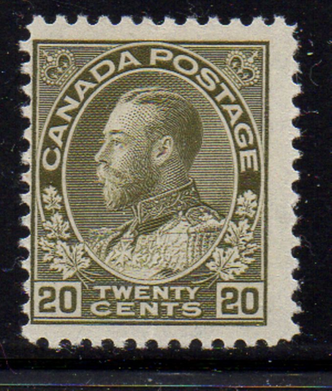 Canada Sc 119 1925 20c George V Admiral issue stamp mint