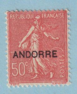 FRENCH ANDORRA 12  MINT HINGED OG * NO FAULTS EXTRA FINE! - CVQ