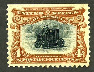 U.S. #296 MINT OG HR