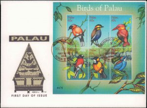 Palau, Worldwide First Day Cover, Birds