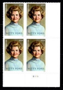 #5852 2024 Betty Ford Plate Block/4 - MNH