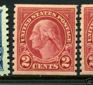 Scott #599A Washington Type II Mint NH (Stock #599A-66)