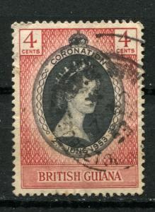 Br.GUIANA 252 Used 1953 Cornation Issue