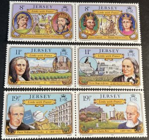 JERSEY # 289-294(290b-294b)MINT NEVER/HINGED--COMPLETE SET IN PAIRS--1982