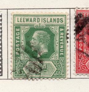 Leeward Islands 1912 Early Issue Fine Used 1/2d. 261154