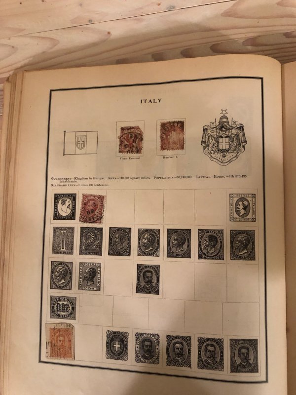 Modern Stamp Album Circa 1921