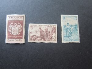 France 1944 Sc B190,3-4 set MNH