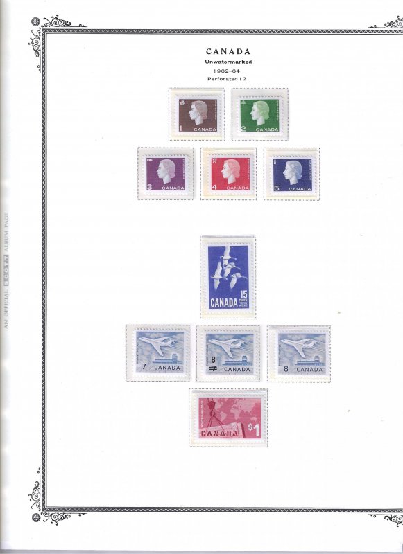 CANADA COLLECTION 1953-1999 SCOTT PAGES-CLEAR MOUNTS- MINT NH SCOTT BINDER/COVER
