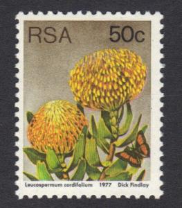 South Africa 1977 MNH succulents   perf 12 1/2   50 c      #