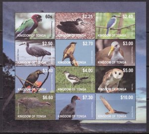 Tonga, Fauna, Birds MNH / 2012