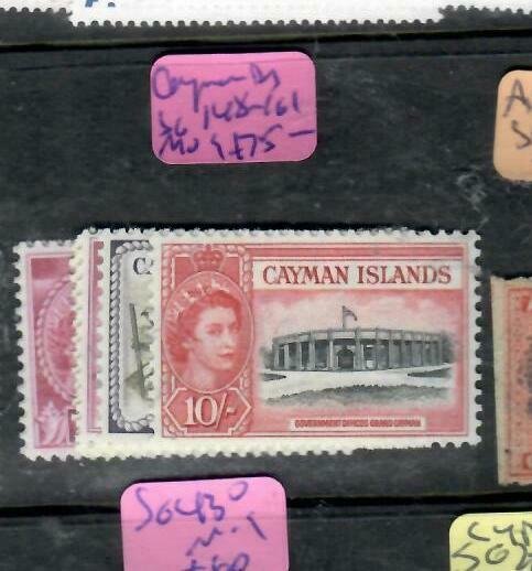 CAYMAN ISLANDS (P2312B)  QEII  TO 10/-  SG 148-161    MOG