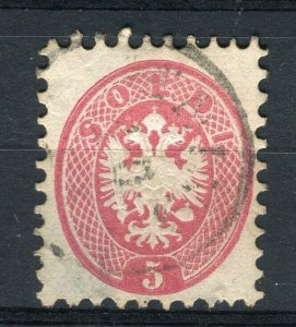 AUSTRIA; LOMBARDY 1860s early classic issue fine used 5sl value