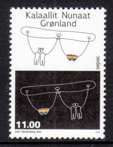 Greenland MNH 2015 11k Gay Rights - Cultural Events - SEPAC Issue