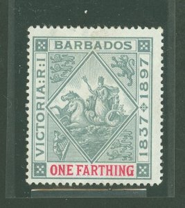 Barbados #81 Unused Single