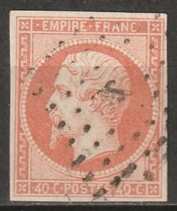 France 1853 Sc 18 used