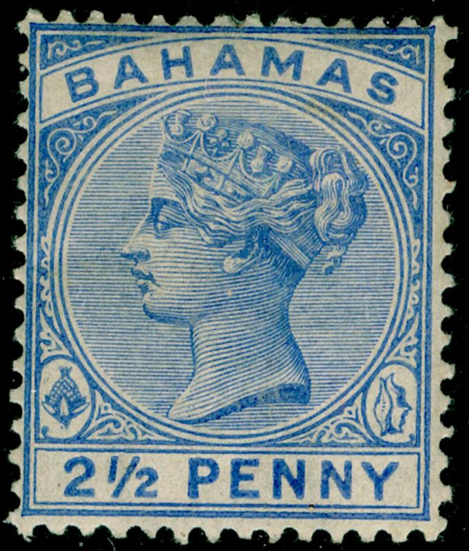 BAHAMAS SG51, 2½d blue, M MINT. Cat £50. 