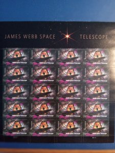 US# 5720, Webb Telescope, Sheet of 20 @ .60c, MNH (2020)