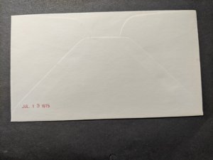 USS SHENANDOAH AD-26 Naval Cover 1975 SIGNED ANNIVERSARY Cachet