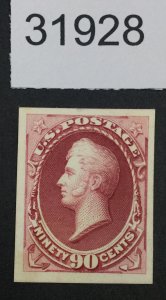 US STAMPS #166p4 PROOF ON CARD  LOT #31928