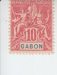 1904 Gabon Navigation & Commerce (Scott 20) MHR