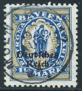 Bavaria, Sc #267, 1-1/4m Used