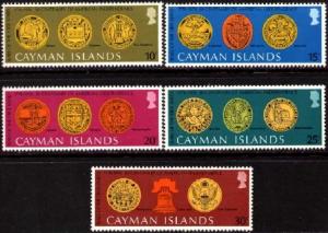 American Bicentennial, Seals, Cayman Islds SC#372-6 MNH set