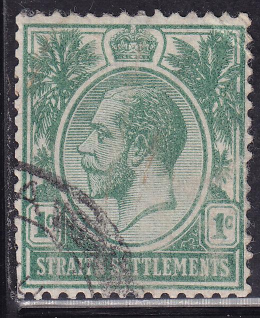 Straits Settlements 149 USED 1912 KGV 1¢