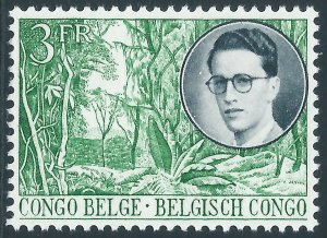 Belgian Congo, Sc #295, 3fr MH