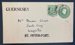1944 Peter Port Guernsey Channel Islands England Occupation Cover