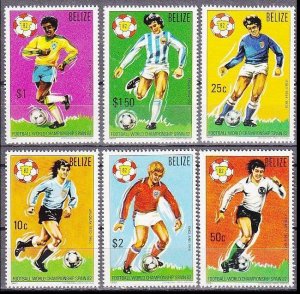 1982 Belize 614-619 1982 FIFA World Cup in Spain 35,00 €