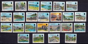 Jersey 1989-90 , Views Issued   MNH , 24 Stamps # 477-504