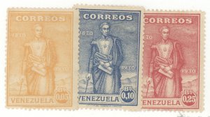 Venezuela, Sc#290-92, MH, complete set