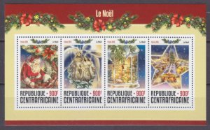 2016 Central African Republic 6445-6448KL Painting / Christmas 16,00 €