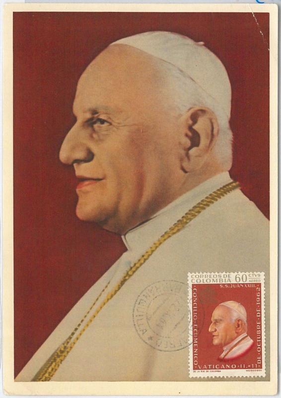 57337  - VATICANO Vatican - POSTAL HISTORY: MAXIMUM CARD 1964 -  Religion