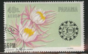 Panama  Scott C346 used  CTO flower airmail