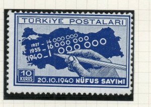 Turkey 1940 Early Issue Fine Mint Hinged 10k. NW-10506