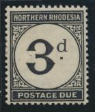 Northern Rhodesia  SG D3 SC# J3 MH Postage Due 1929 - see details