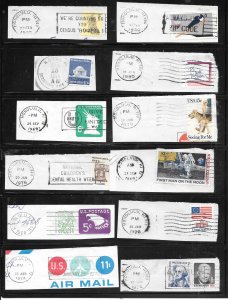 Just Fun Page Hawaii #99 U.S Mixture  POSTMARKS & CANCELS Collection / Lot