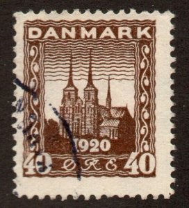 Denmark (1920) - Scott # 158,    Used