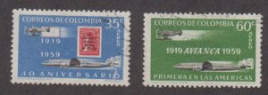 Colombia - 1959 - SC C347-48 - MH - Complete set