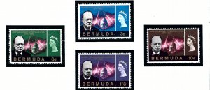 Bermuda 201-04 MNH 1966 Winston Churchill