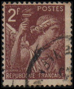 France 384 - Used - 2fr Iris (1944)