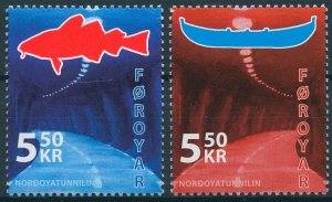 Faroe Islands Foroyar 2006 MNH Nordoyatunnilin Tunnel Eystruroy Bordoy SG#520-1