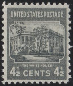 SC#809 4½¢ The White House (1938) MNH