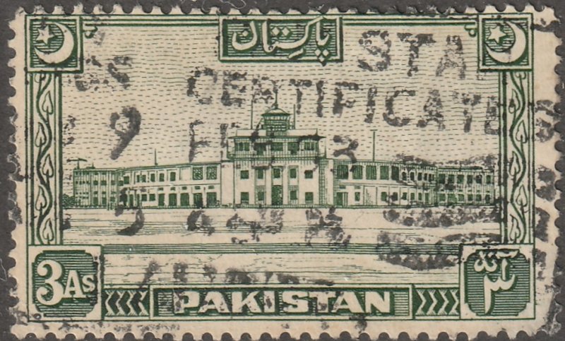 Pakistan, stamp, Scott# 50, used, single stamp,  #50